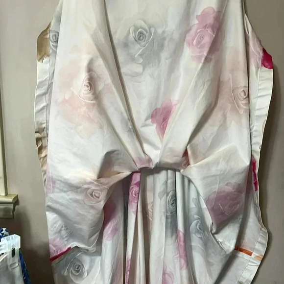 Calvin Klein Bouffant Floral‎ Dress Midi Party Wedding Guest Easter Garden Girl - Picture 10 of 14